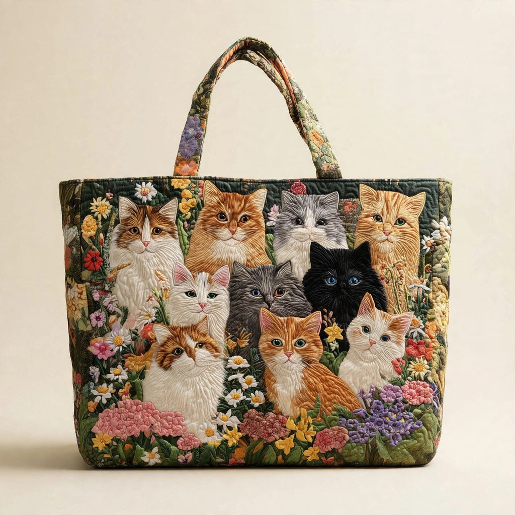 Digital Print Quilted Tote Bag - view 125