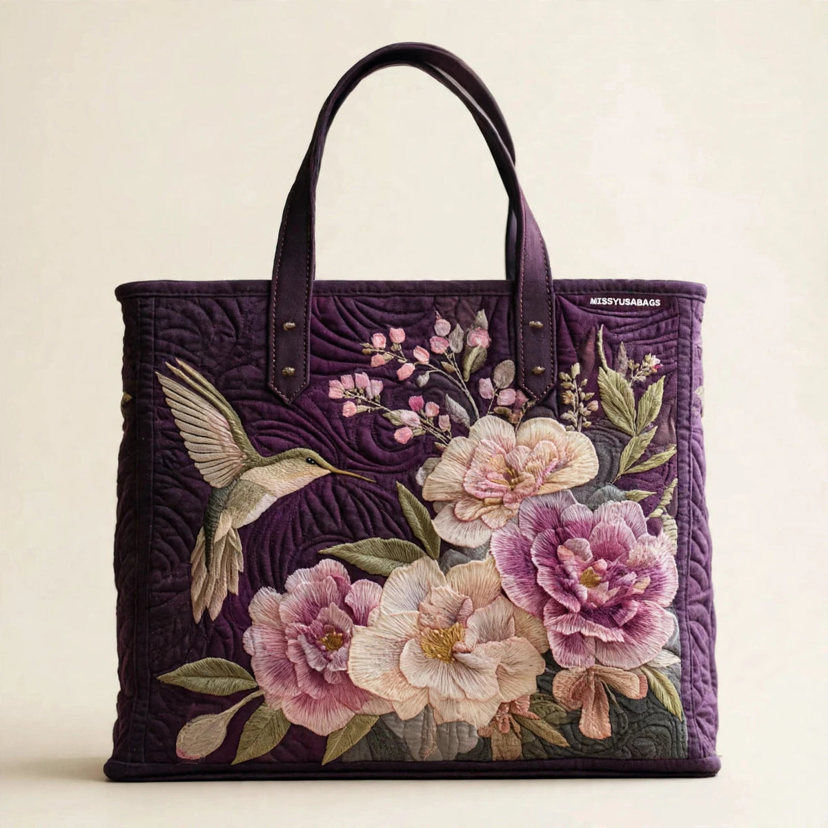 Digital Print Quilted Tote Bag - view 99