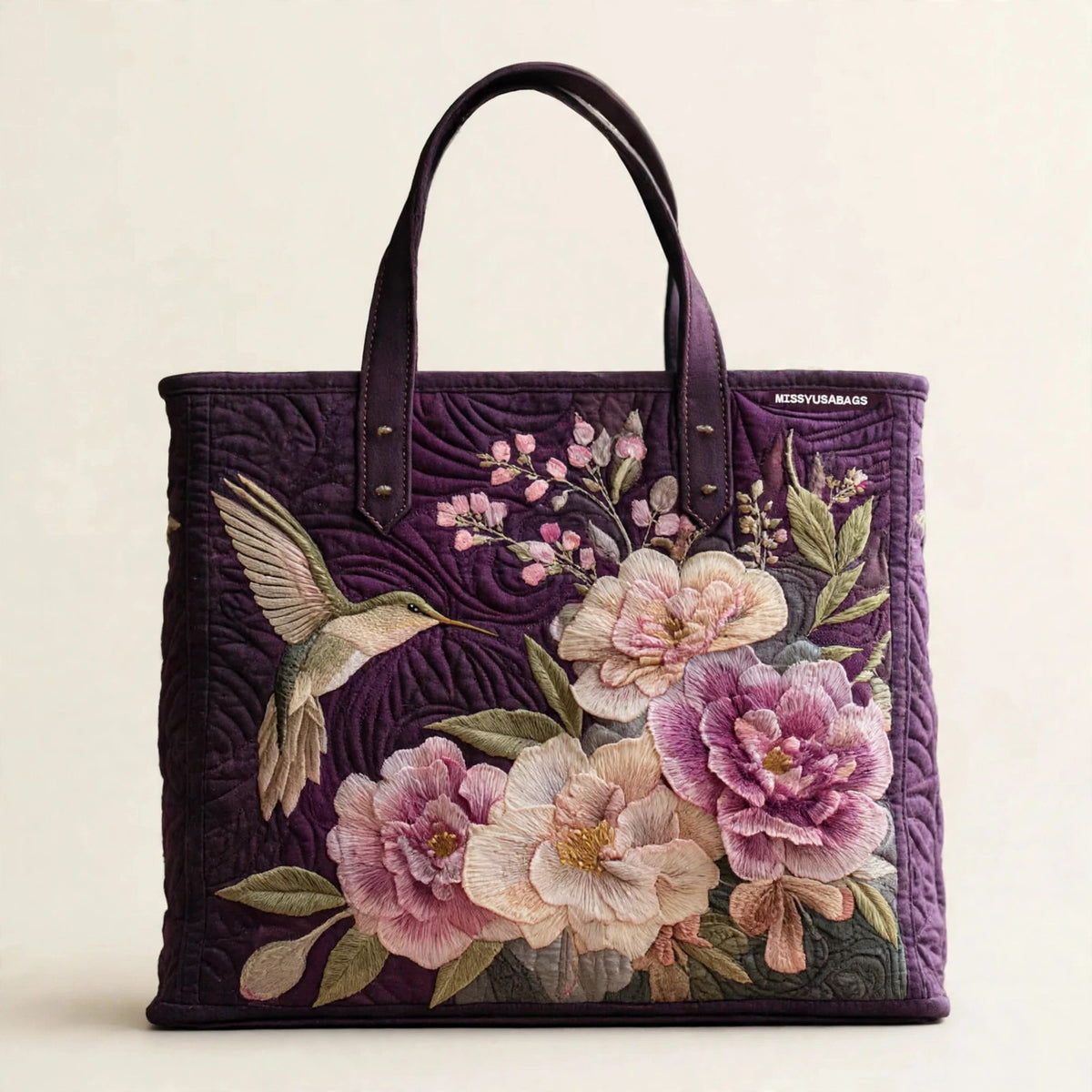 Digital Print Quilted Tote Bag - view 96