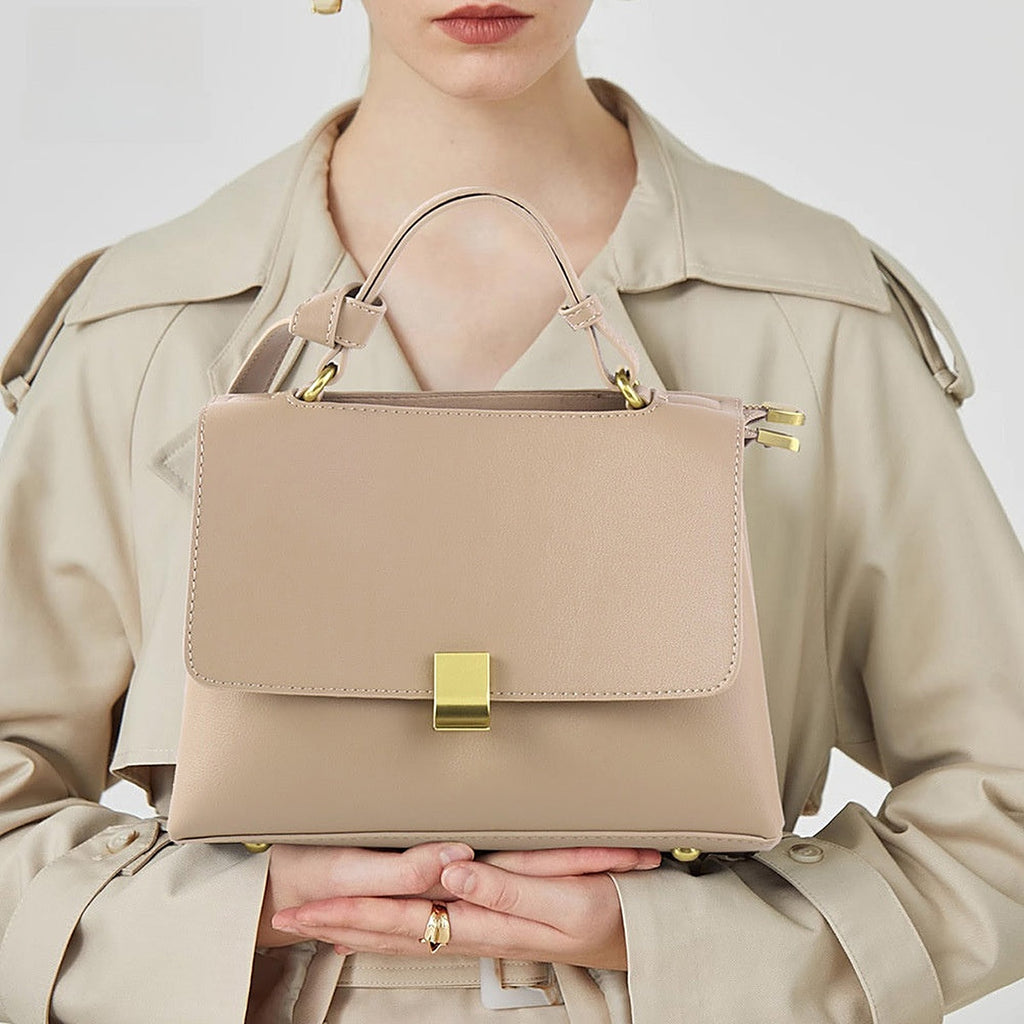Frankie Structured Flap Solid-Color Shoulder Handbag - view 2