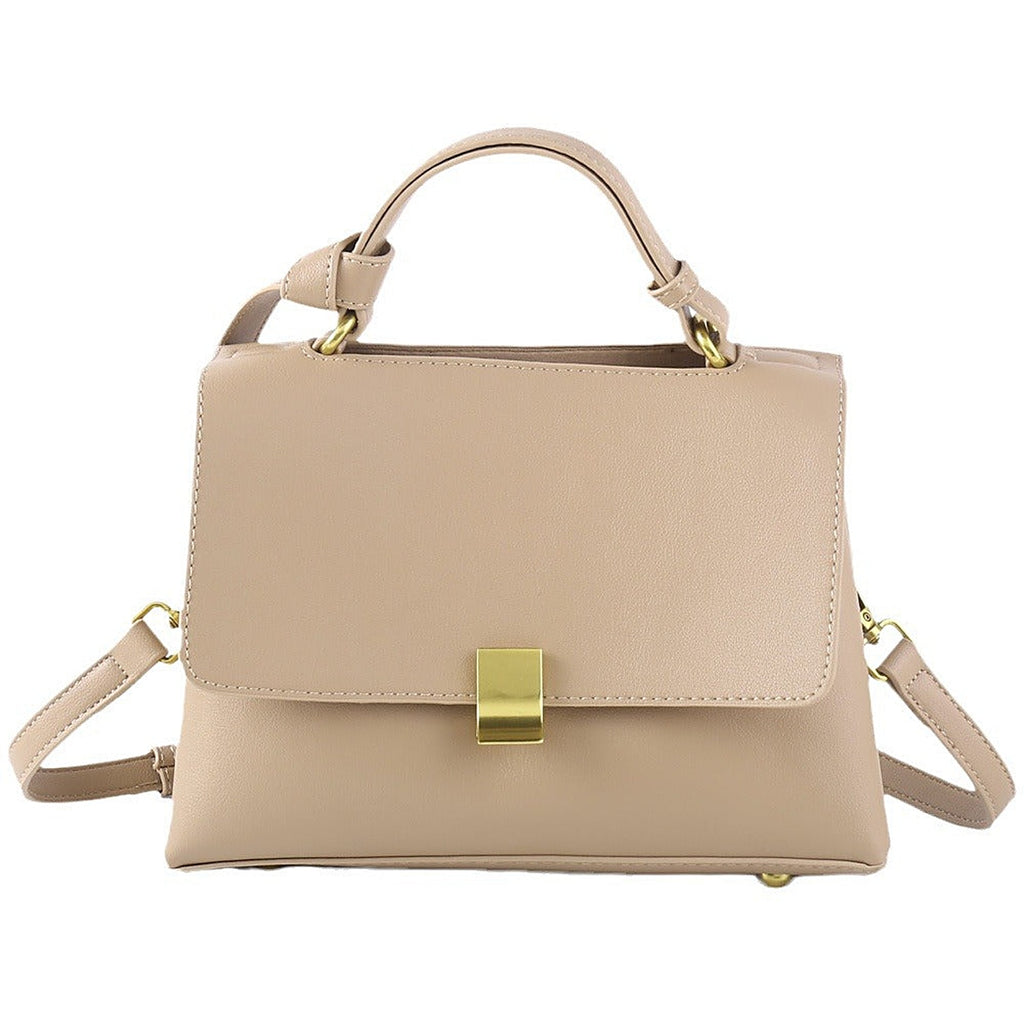 Frankie Structured Flap Solid-Color Shoulder Handbag - view 4