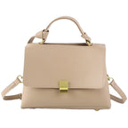 Frankie Structured Flap Solid-Color Shoulder Handbag - view 4