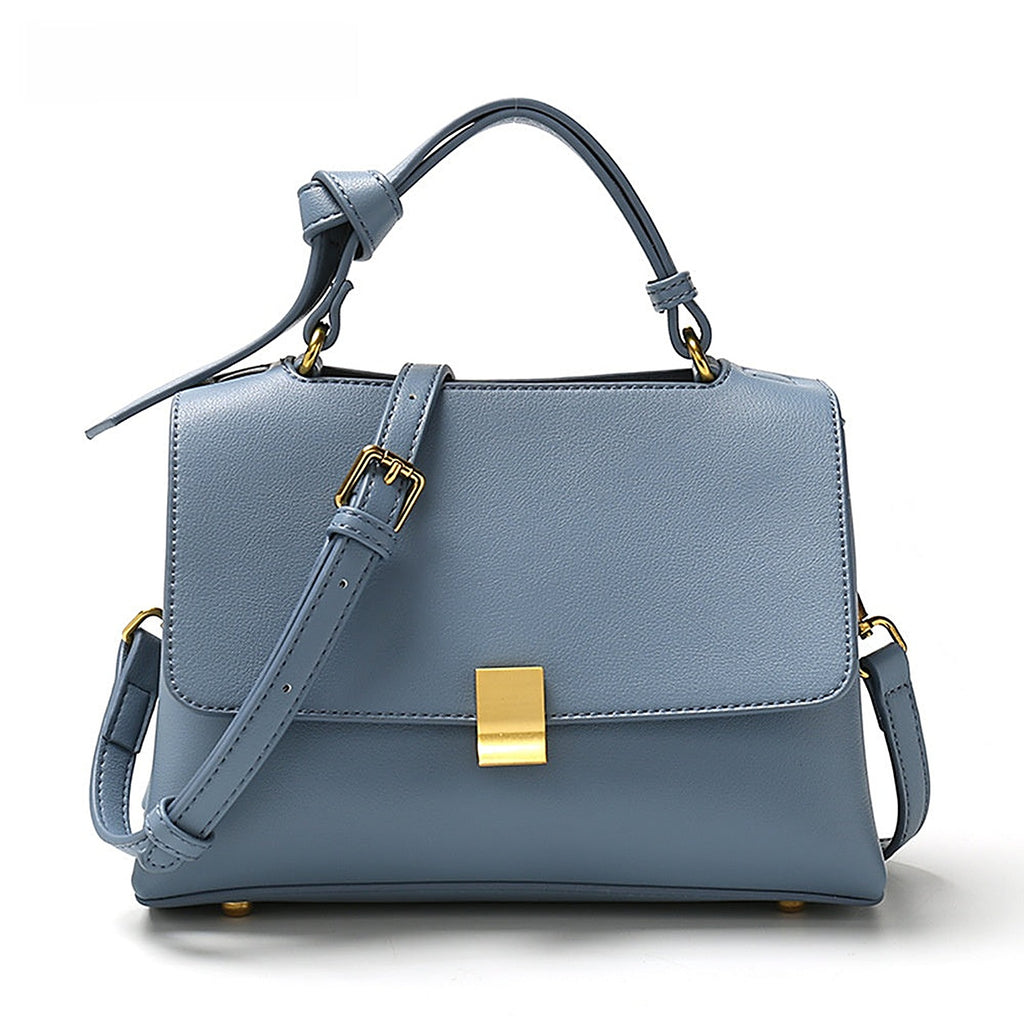 Frankie Structured Flap Solid-Color Shoulder Handbag - view 8
