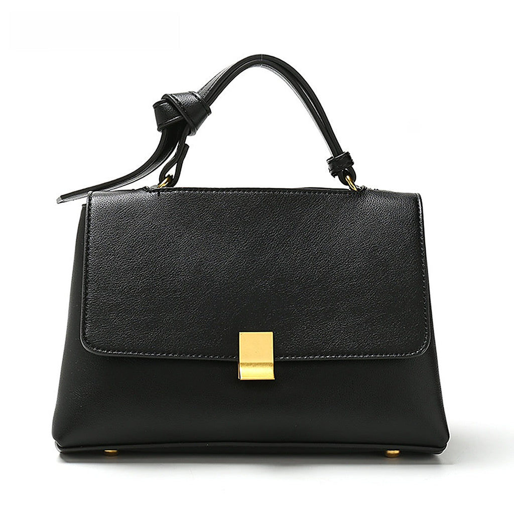 Frankie Structured Flap Solid-Color Shoulder Handbag - view 9
