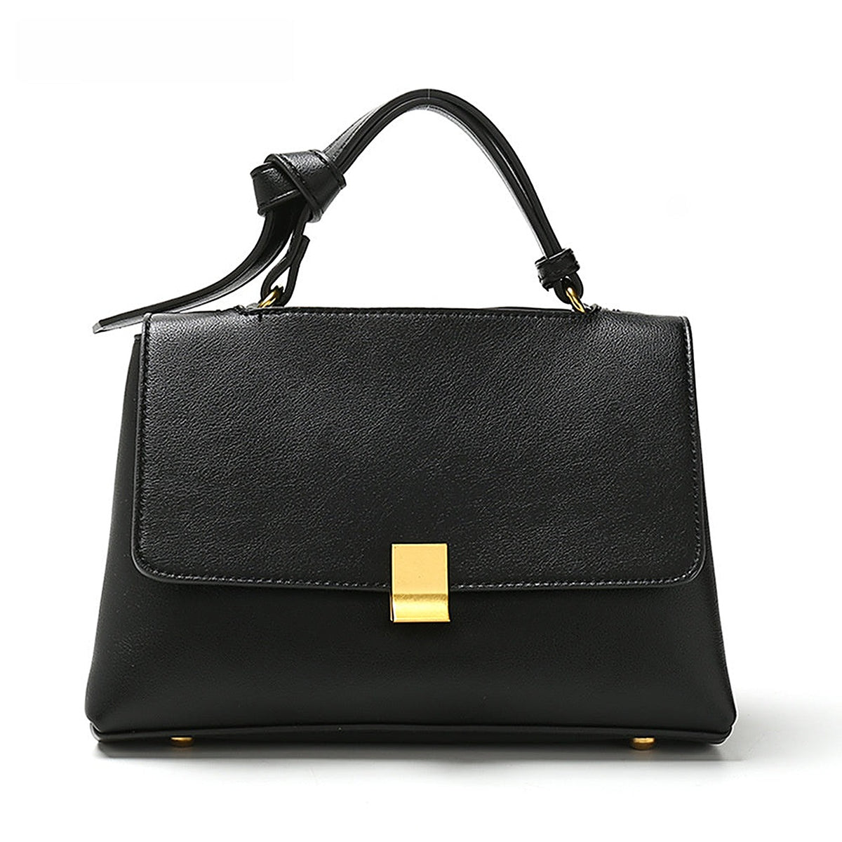 Frankie Structured Flap Solid-Color Shoulder Handbag - view 9