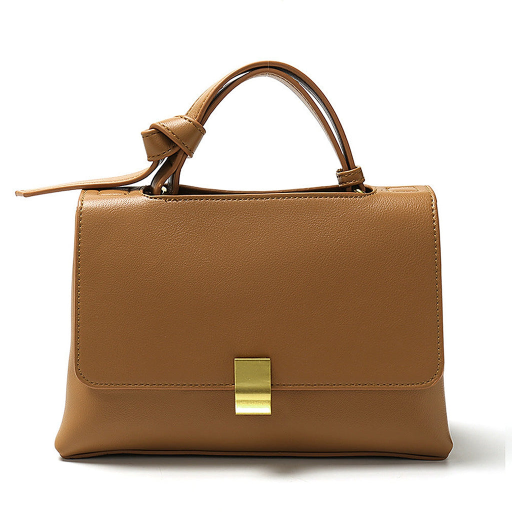 Frankie Structured Flap Solid-Color Shoulder Handbag - view 10