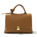 Frankie Structured Flap Solid-Color Shoulder Handbag - view 10
