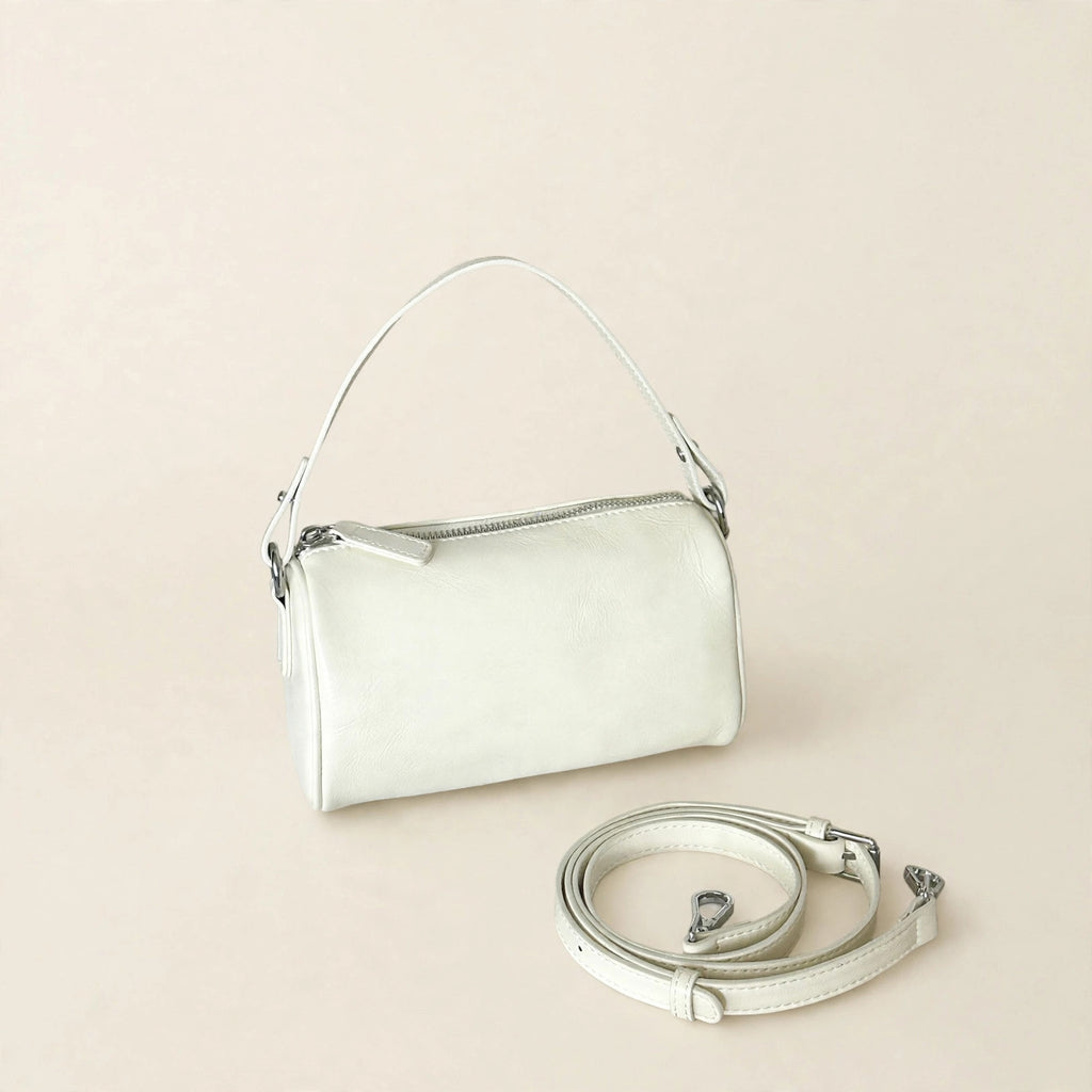 Genuine Leather Crossbody Bag with Adjustable Strap - view 27