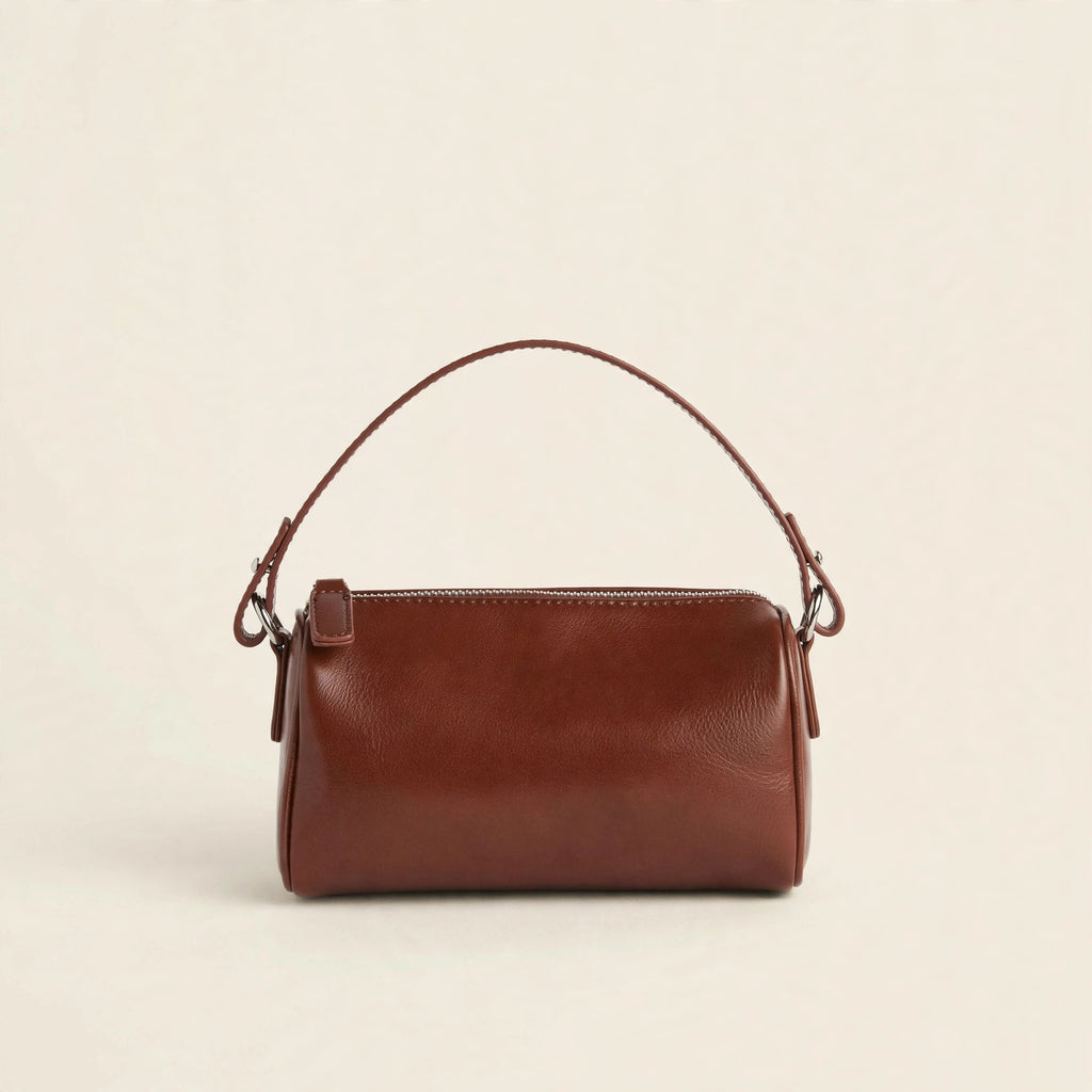 Genuine Leather Crossbody Bag with Adjustable Strap - view 28