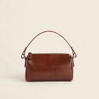 Genuine Leather Crossbody Bag with Adjustable Strap - view 28