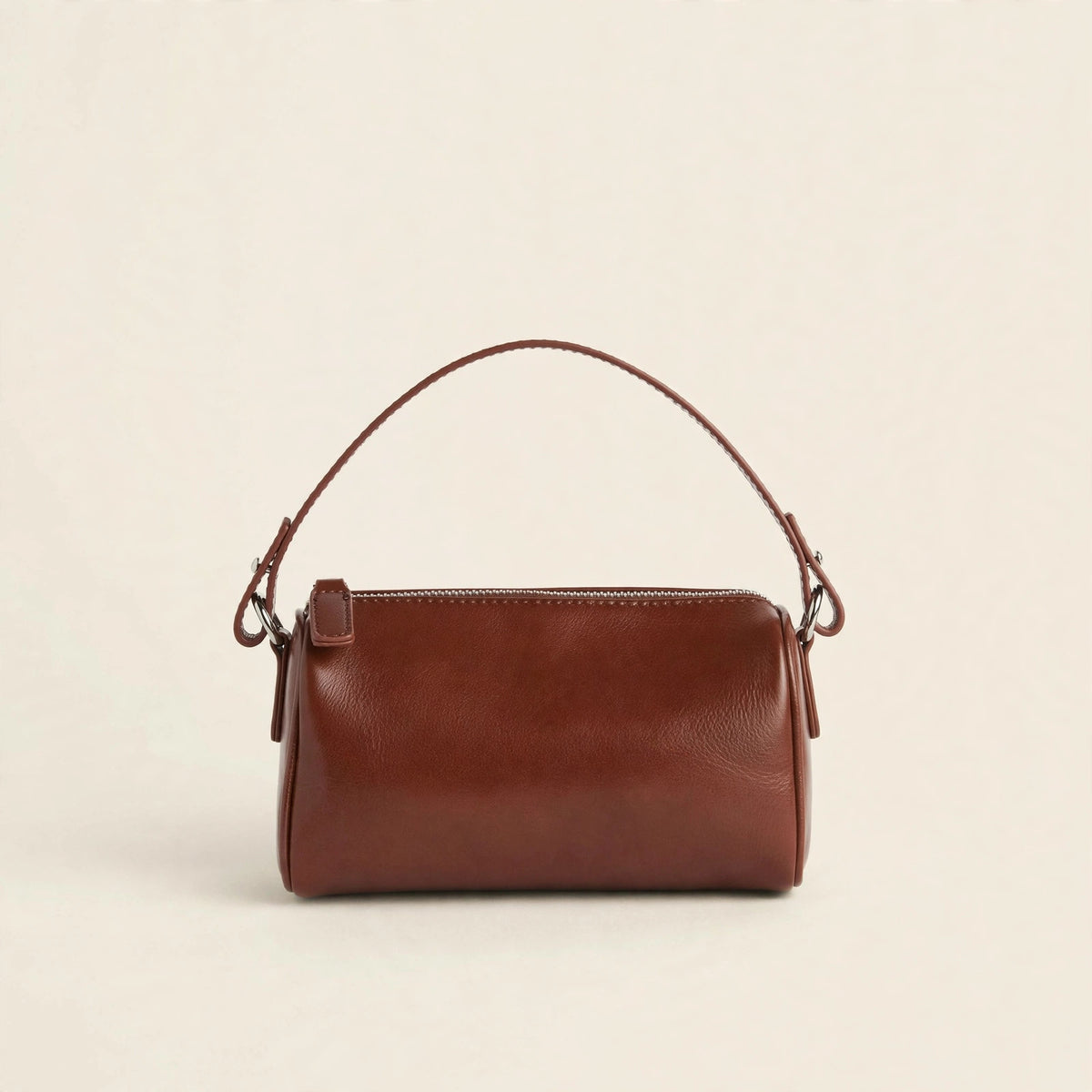Genuine Leather Crossbody Bag with Adjustable Strap - view 28