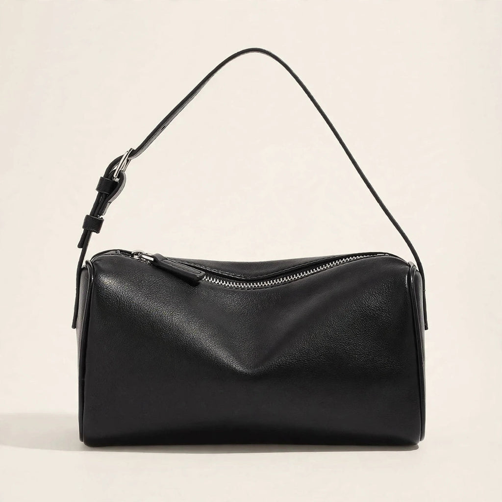 Genuine Leather Crossbody Bag with Adjustable Strap - view 18
