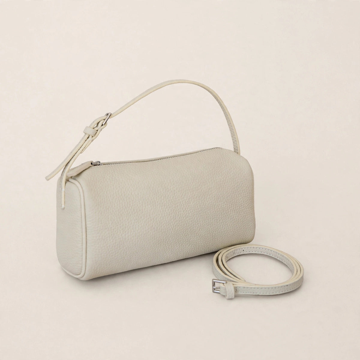 Genuine Leather Crossbody Bag with Adjustable Strap - view 21