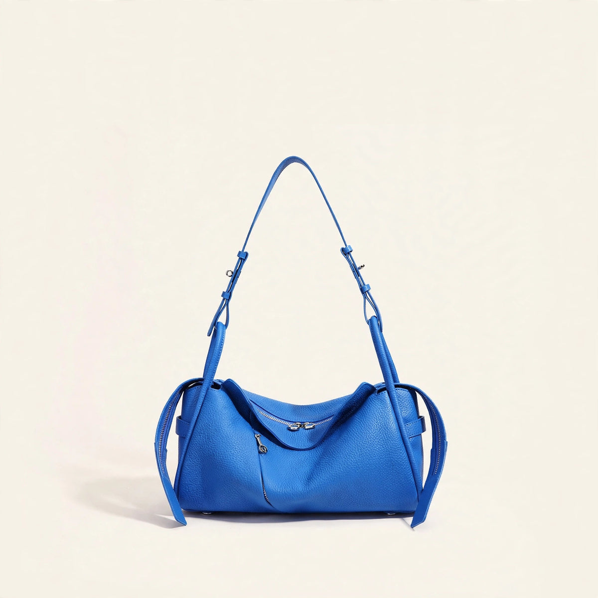 Genuine Leather Crossbody Pillow Bag - view 11