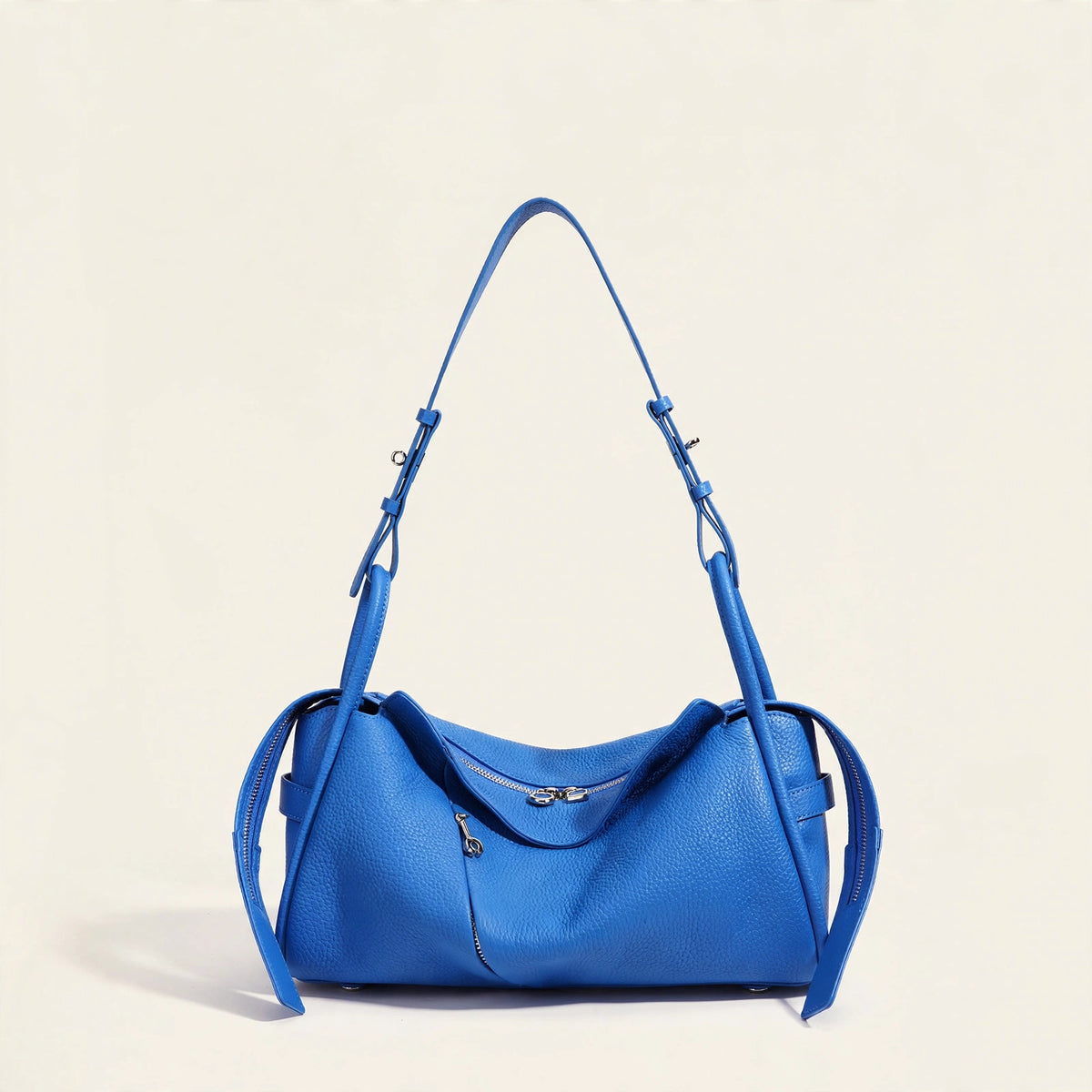Genuine Leather Crossbody Pillow Bag - view 12