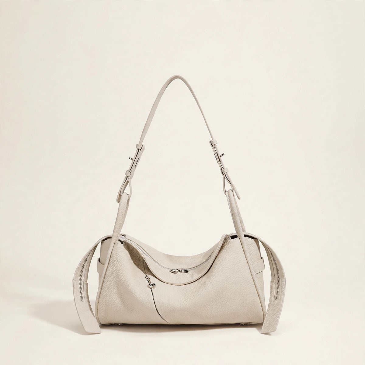 Genuine Leather Crossbody Pillow Bag - view 16
