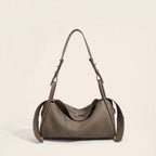 Genuine Leather Crossbody Pillow Bag - view 17