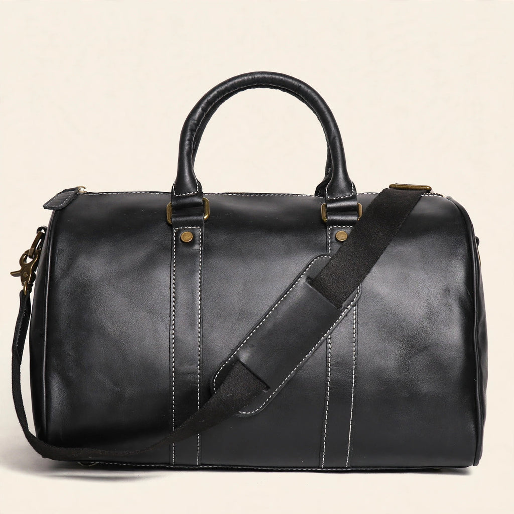 Genuine Leather Retro Satchel Crossbody Bag - view 14