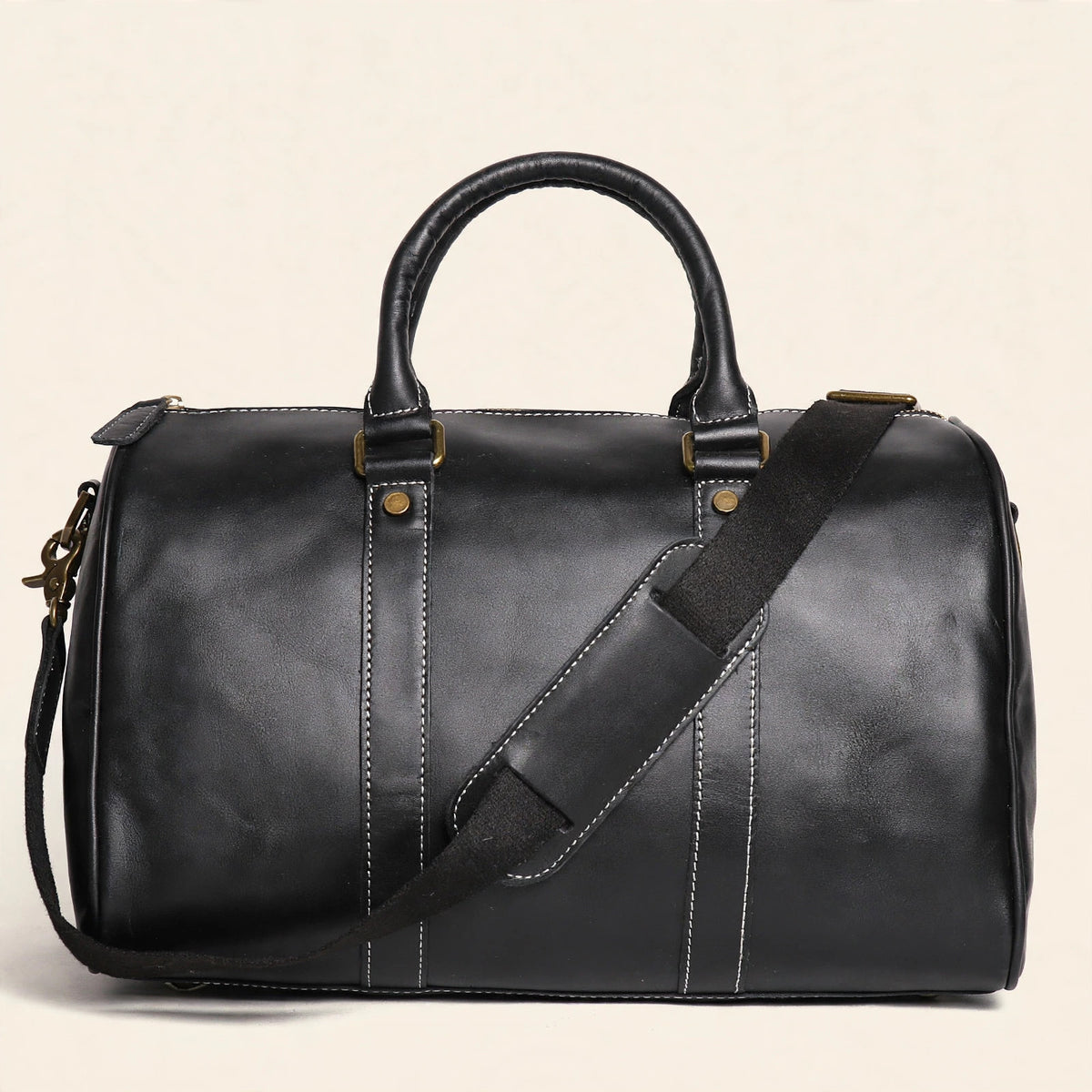 Genuine Leather Retro Satchel Crossbody Bag - view 14