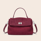 Genuine Leather Suede Crossbody Handbag - view 19