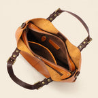 Genuine Leather Tote Shoulder Bag - view 12