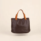 Genuine Leather Tote Shoulder Bag - view 11