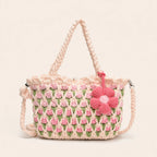 Hand-Crocheted Tulip Shoulder Bag - view 17