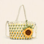 Hand-Crocheted Tulip Shoulder Bag - view 19