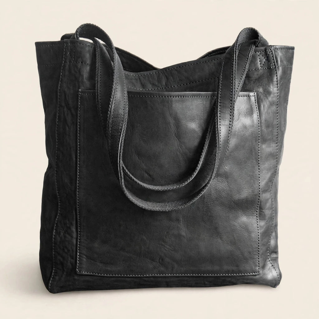 Retro Oil-Waxed Finish Shoulder Bag - view 13