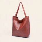 Retro Oil-Waxed Finish Shoulder Bag - view 14