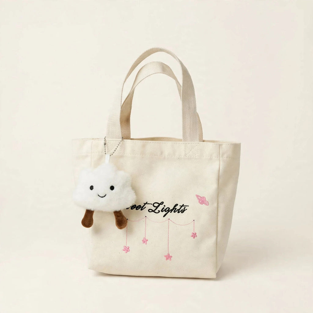 Japanese Style Letter Print Shoulder Bag - view 24