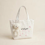 Japanese Style Letter Print Shoulder Bag - view 25