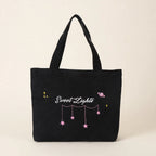 Japanese Style Letter Print Shoulder Bag - view 17