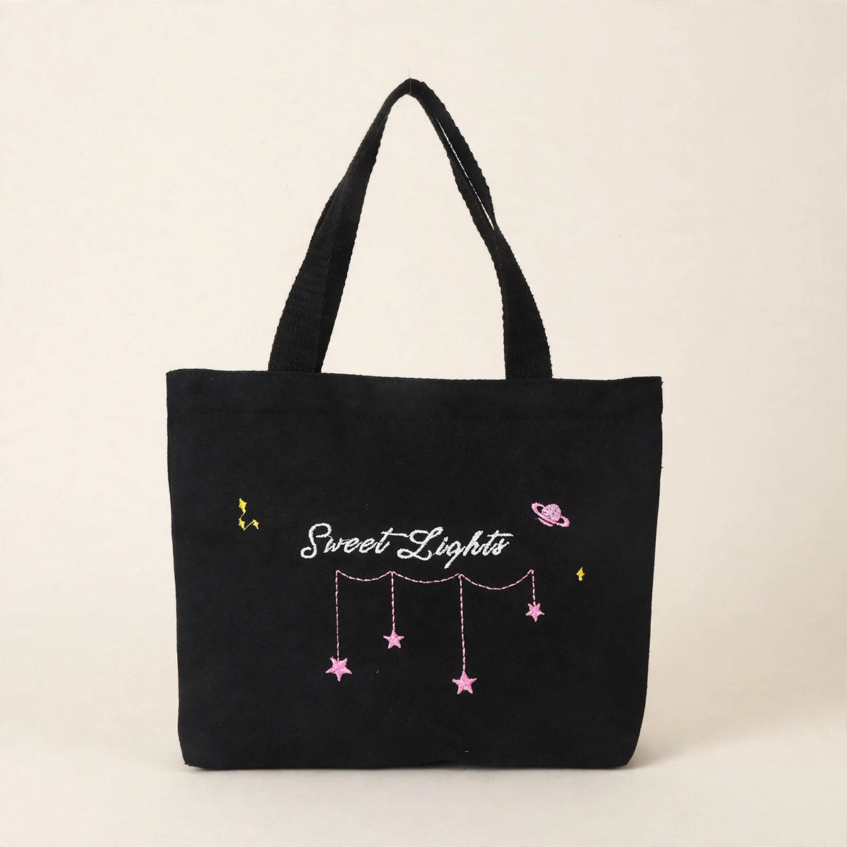 Japanese Style Letter Print Shoulder Bag - view 17