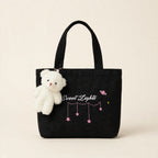 Japanese Style Letter Print Shoulder Bag - view 19