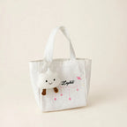 Japanese Style Letter Print Shoulder Bag - view 28