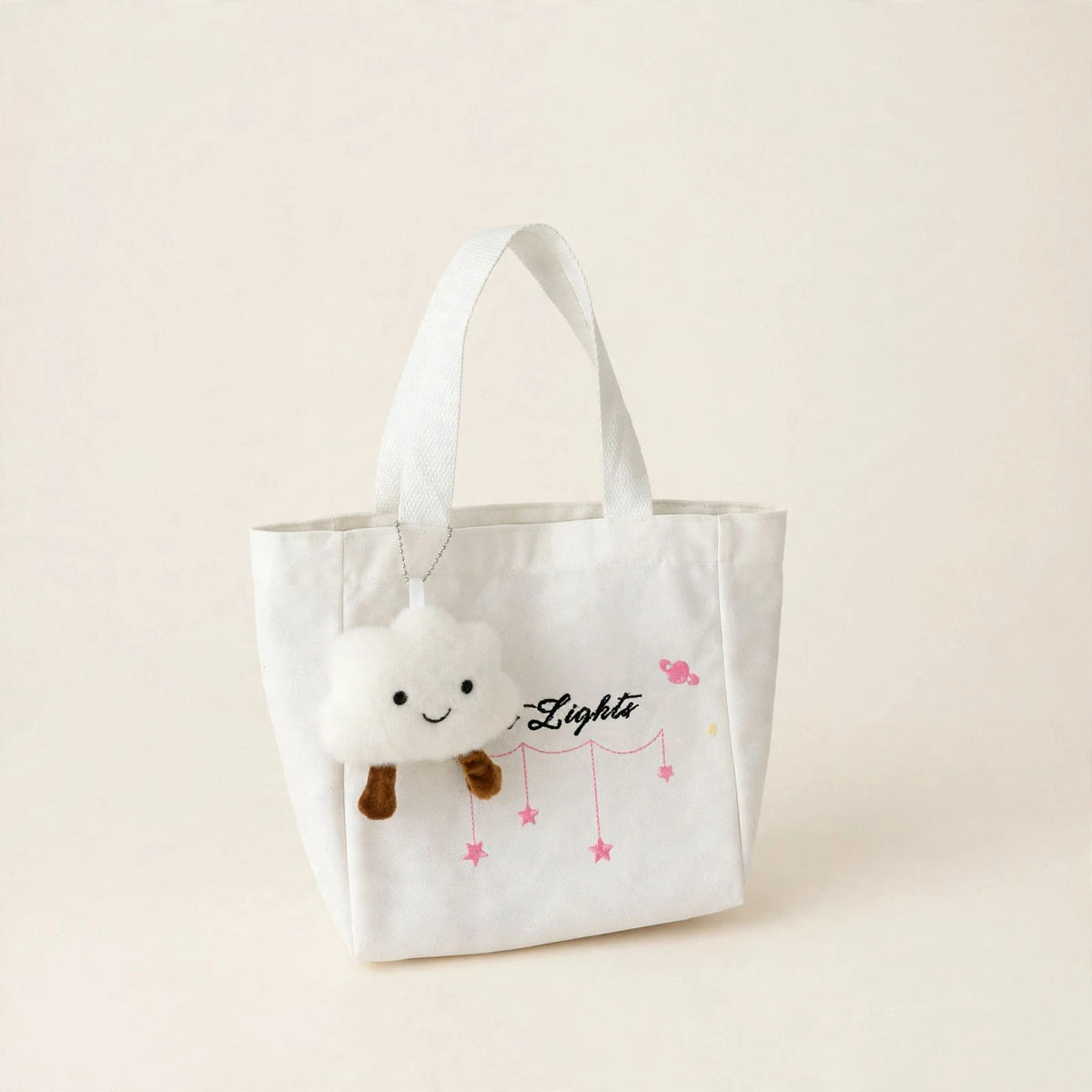 Japanese Style Letter Print Shoulder Bag - view 28