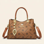 Korean Style Textured Shoulder Crossbody Bag - view 11