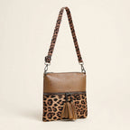 Leopard Print Patchwork Crossbody Bag - view 14