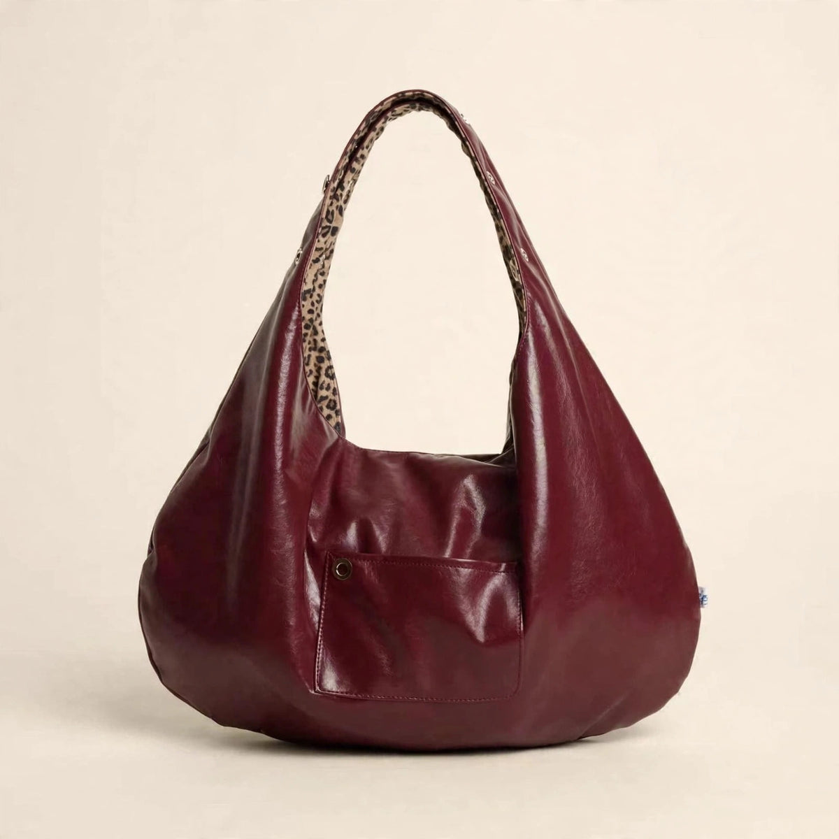 Leopard Print Reversible Large-Capacity Tote Bag - view 10