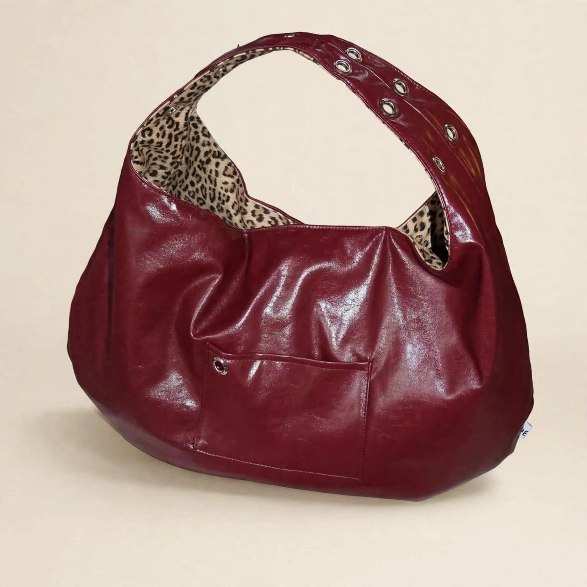 Leopard Print Reversible Large-Capacity Tote Bag - view 13