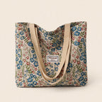 Stitched Shoulder Tote Bag