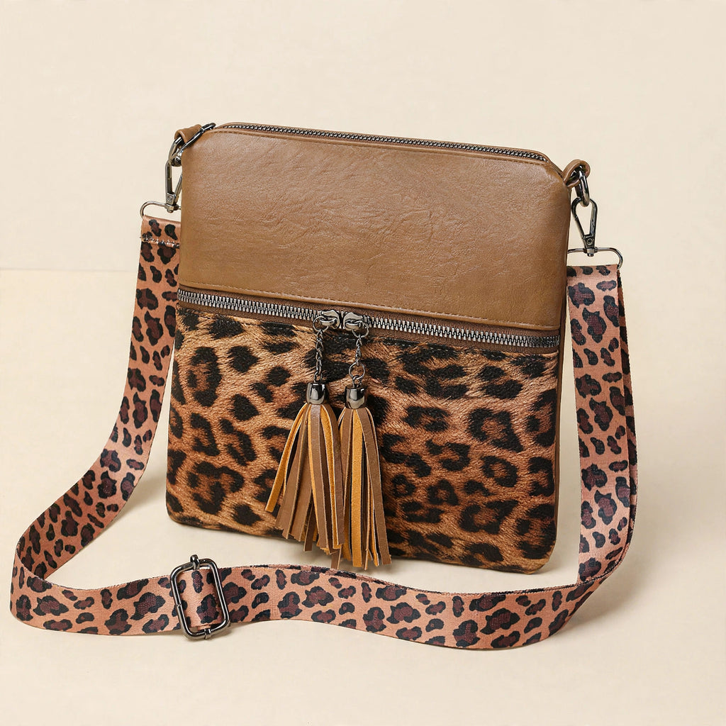 Leopard Print Shoulder Bag