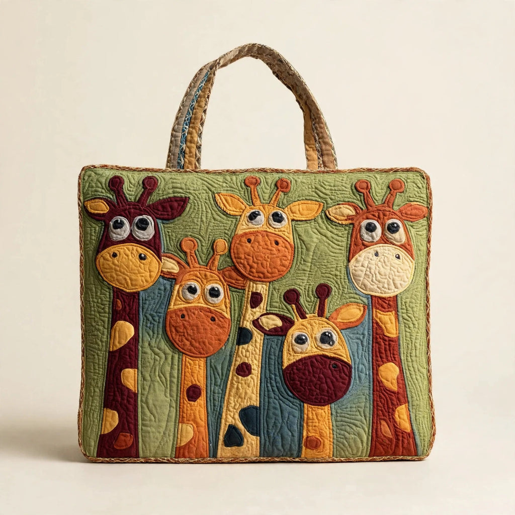Digital Print Quilted Tote Bag - view 136