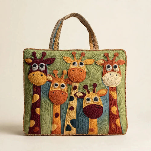 Digital Print Quilted Tote Bag