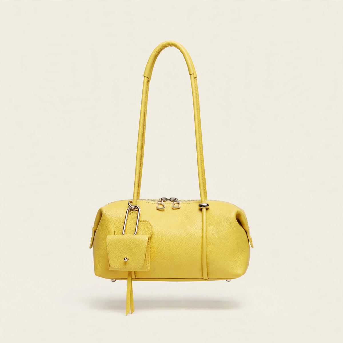 Genuine Leather Boston Shoulder Bag
