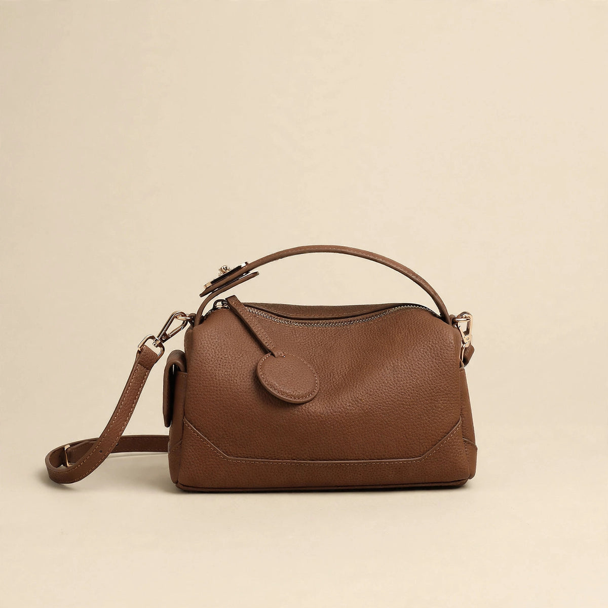Genuine Leather Cross-body Handbag