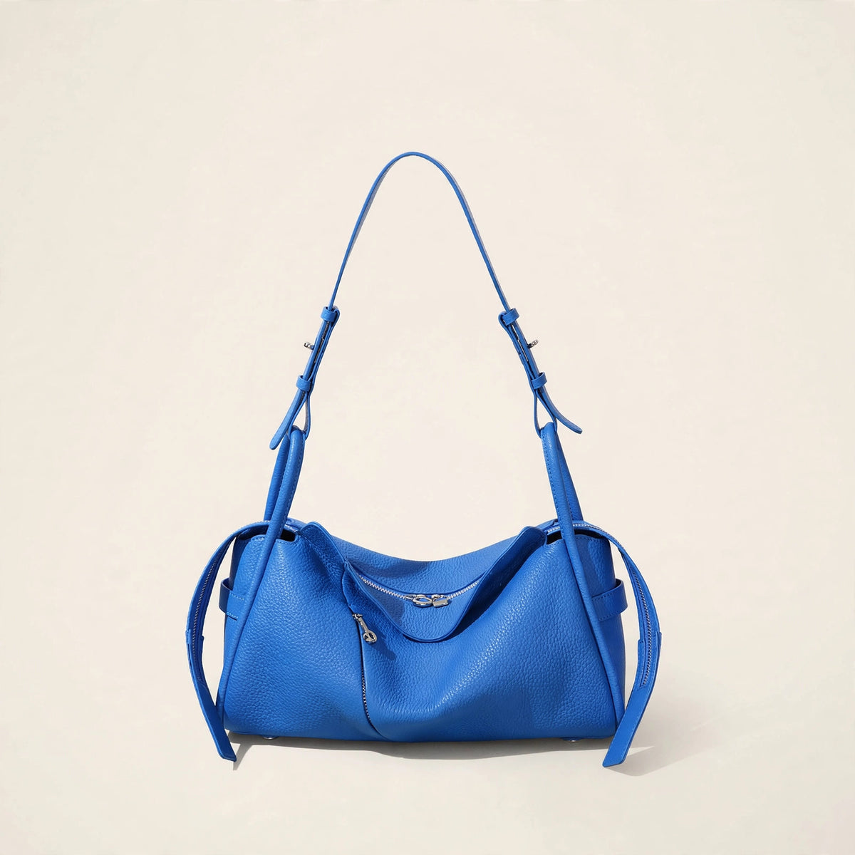 Genuine Leather Crossbody Pillow Bag - view 6