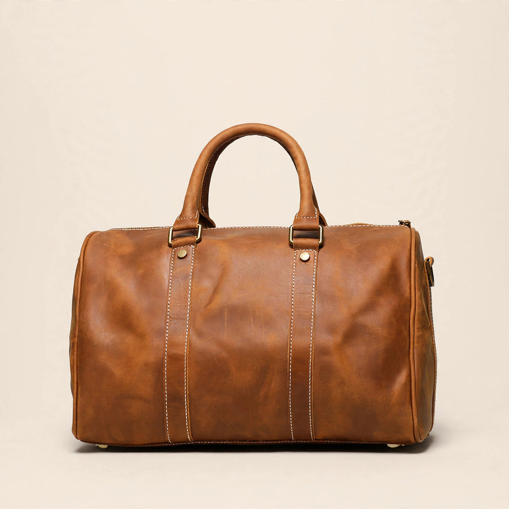 Genuine Leather Retro Satchel Crossbody Bag