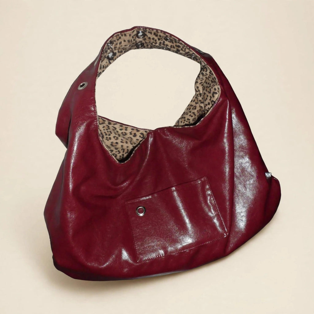 Leopard Print Reversible Large-Capacity Tote Bag